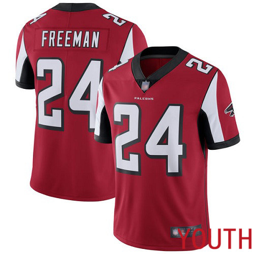 Atlanta Falcons Limited Red Youth Devonta Freeman Home Jersey NFL Football #24 Vapor Untouchable